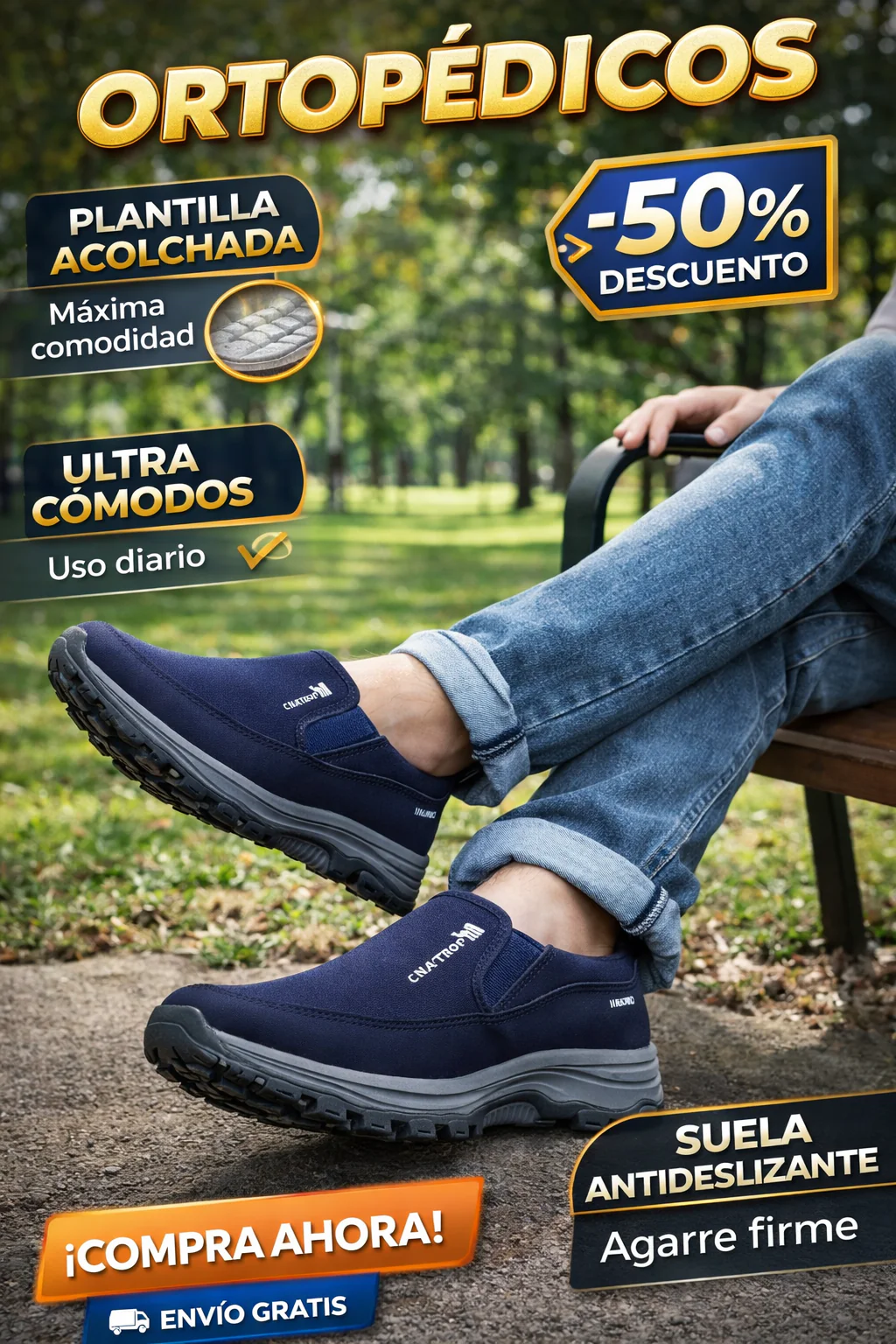 Zapato Caballero👞Ortopédicos Confort Plus💯