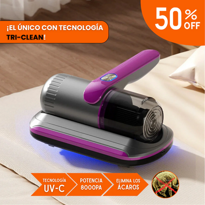 VeroClean™ | Aspiradora Portátil UV Inalámbrica| Poder de Succión y Esterilización Total